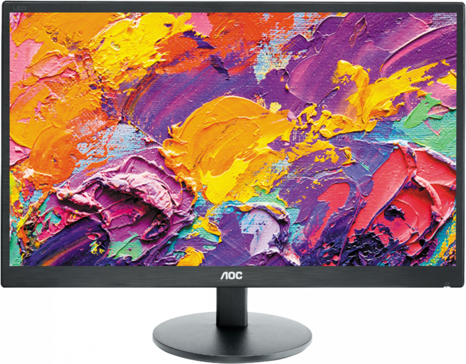 AOC E2270SWHN 21.5 WIDE BLACK LED MONITOR (VGA, HDMI)