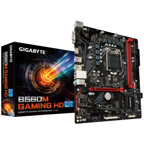 GIGABYTE B560M GAMING HD 2DDR4 2XM.2 MOTHERBOARD (DB15, HDMI)