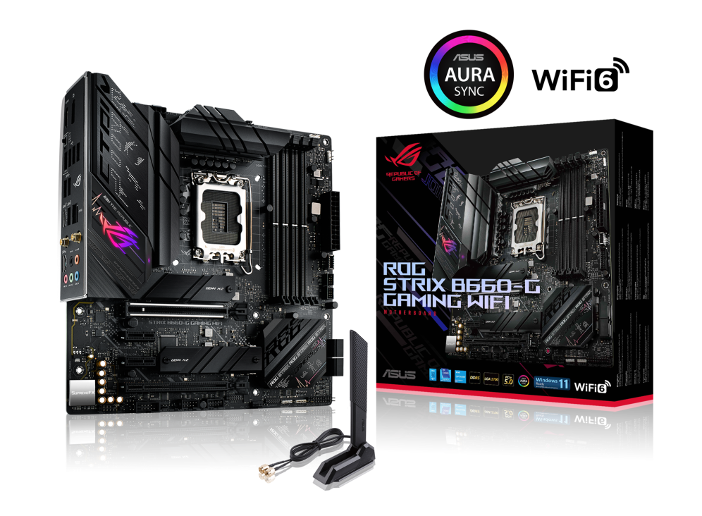 ASUS ROG STRIX B660-G GAMING WIFI 4DDR5 2XM.2 MOTHERBOARD (HDMI, DP) WIFI+BT