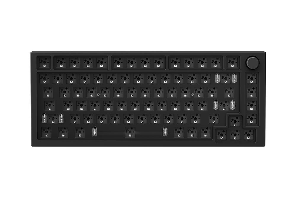 GLORIOUS GMMK PRO 75% TKL BAREBONE KEYBOARD (BLACK SLATE)