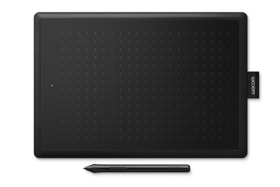 WACOM ONE CREATIVE PEN TABLET 6" X 9" MEDIUM (BLACK/RED)