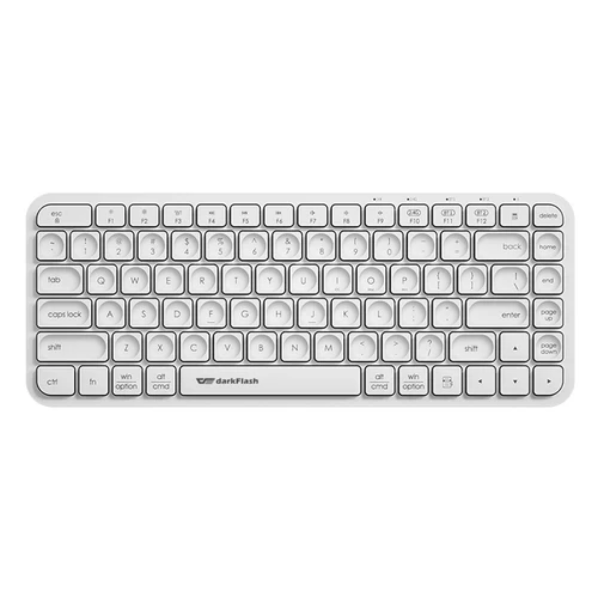 DARKFLASH V200 WIRELESS BLUETOOTH KEYBOARD-White