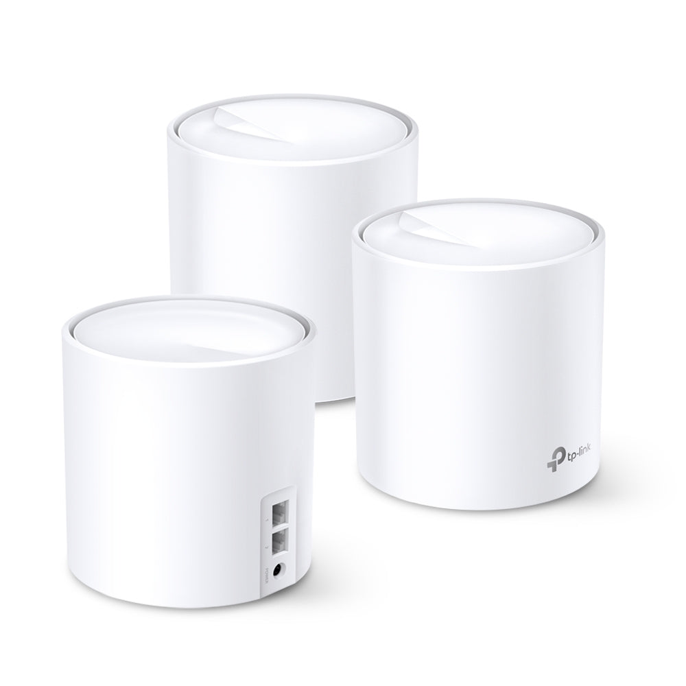 TPLINK DECO X60 AX3000 WHOLE HOME MESH WIFI 6 SYSTEM (3-PACKS)