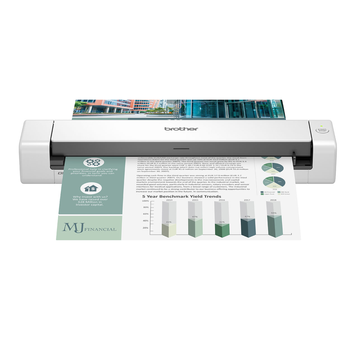 BROTHER DS740D MOBILE DUPLEX COLOR SCANNER