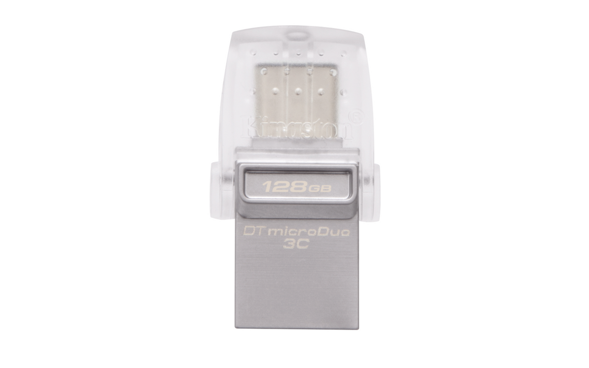 KINGSTON DATA TRAVELLER 128GB DTDUO3C USB3.1 TYPE-C OTG FLASH DRIVE