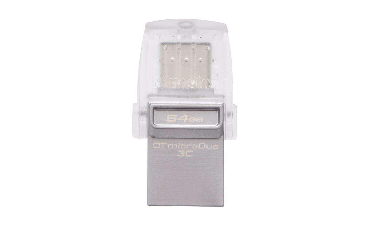 KINGSTON DATA TRAVELLER 64GB DTDUO3C USB3.1 TYPE-C OTG FLASH DRIVE