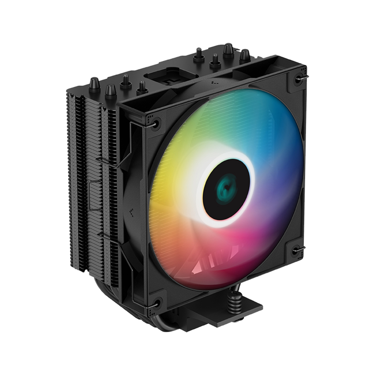 DEEPCOOL AG400 ARGB SINGLE-TOWER CPU COOLER (BLACK)