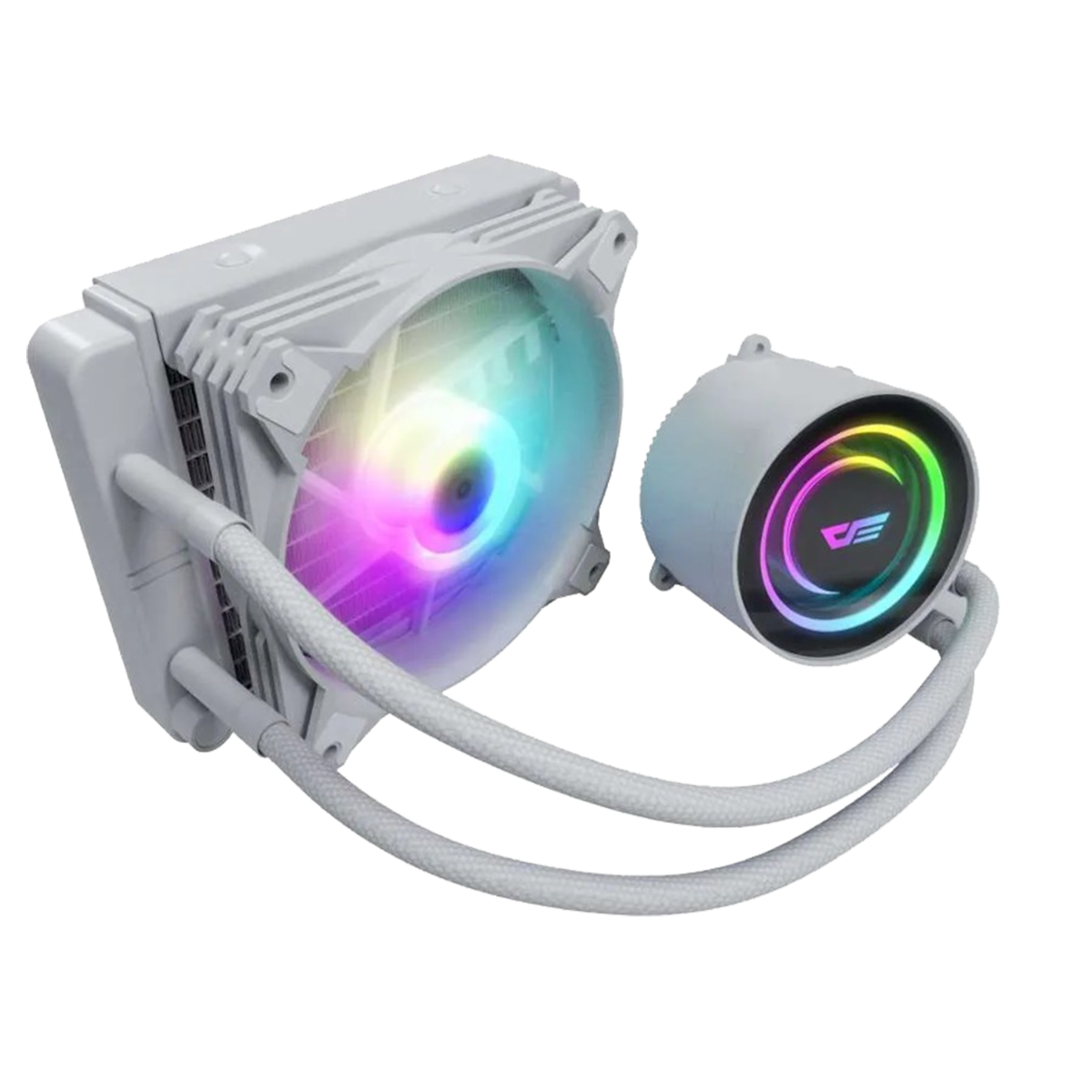 DARKFLASH TWISTER DX120 ARGB AIO 120MM LIQUID CPU COOLER (BLACK)
