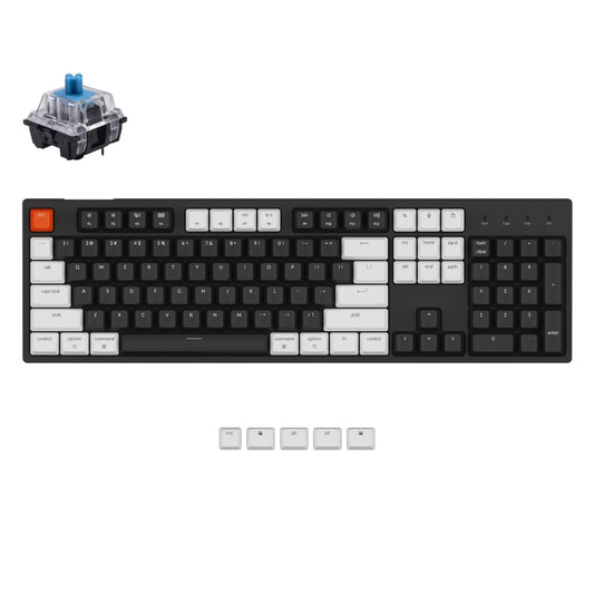 KEYCHRON C2 RGB WIRED MECHANICAL KEYBOARD (HOT SWAPPABLE)