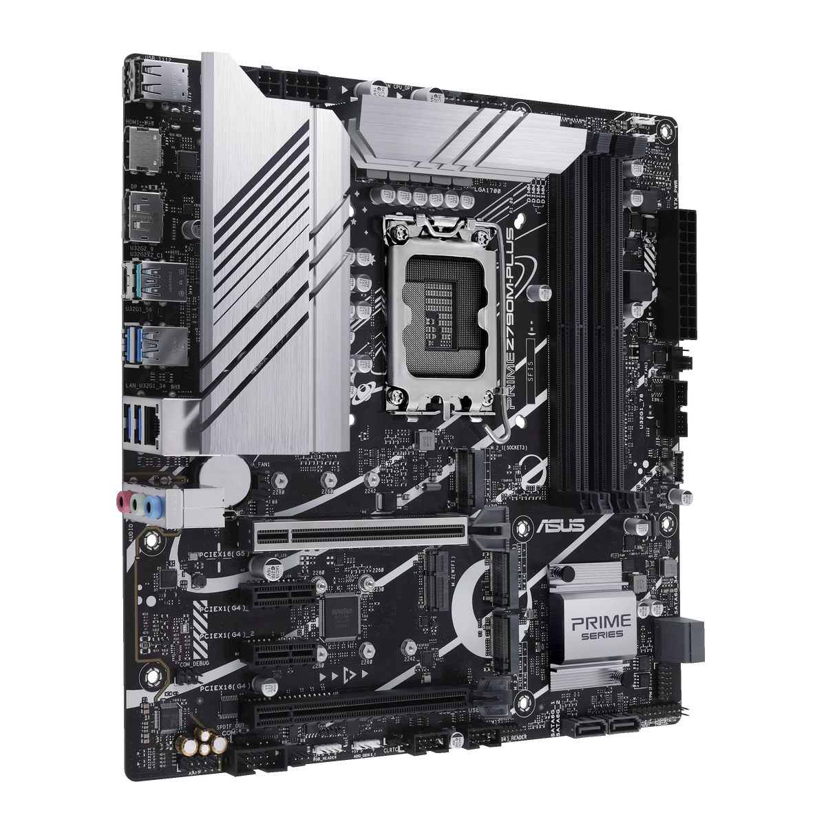 ASUS PRIME Z790M-PLUS-CSM 4DDR5 3XM.2 MOTHERBOARD (HDMI, DP)