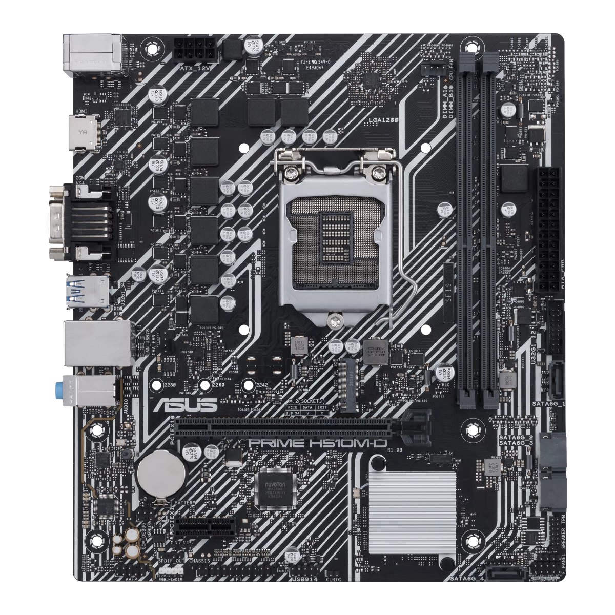 ASUS PRIME H510M-E/CSM 2DDR4 M.2 MOTHERBOARD (HDMI, DB15, DP)