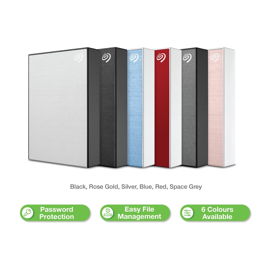 SEAGATE 2TB ONE TOUCH WITH PASSWORD PORTABLE HDD USB 3.0