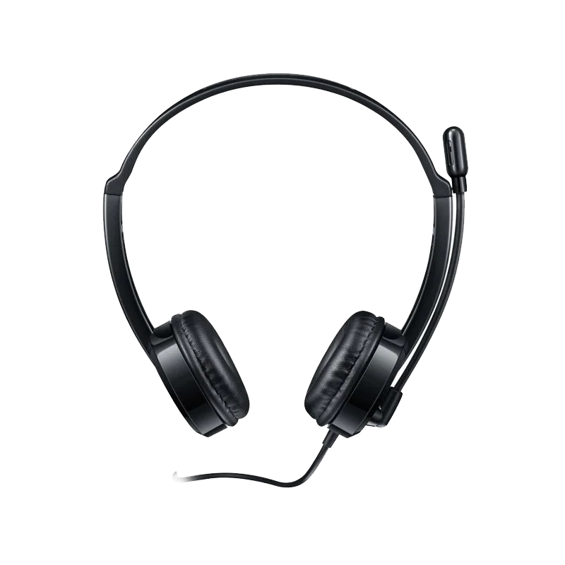 RAPOO H100 3.5MM STEREO HEADSET (BLACK)