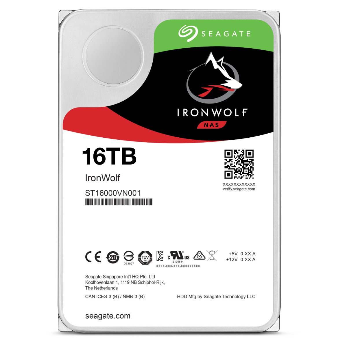 SEAGATE 16TB IRONWOLF PRO SATA 6GB/S 7200RPM (ST16000NE000) 256MB