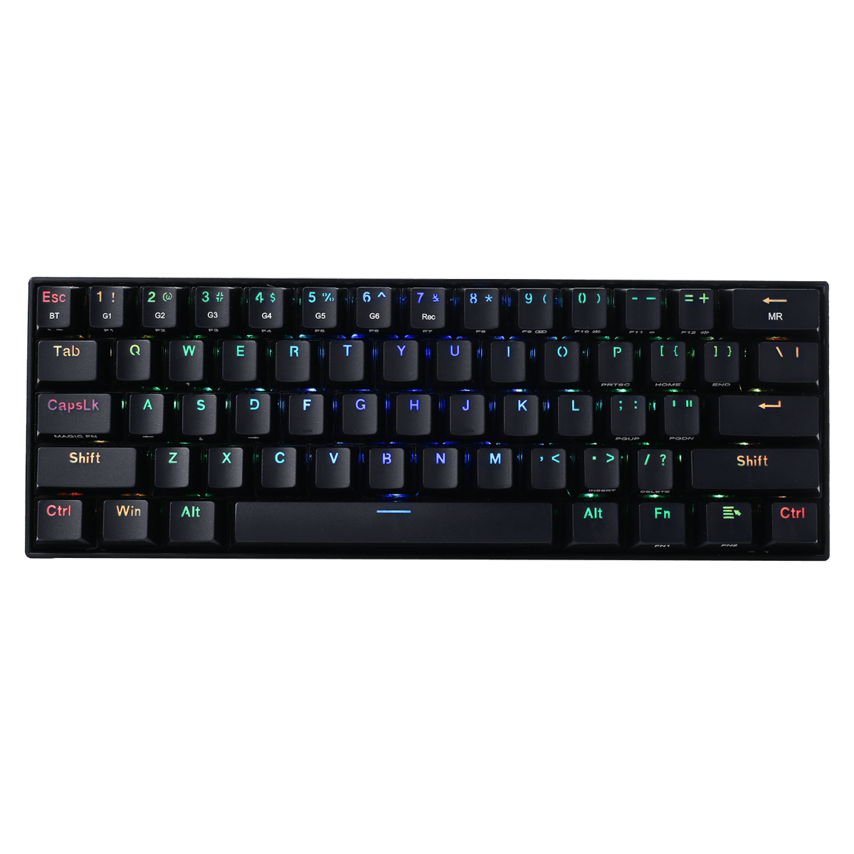 REDRAGON DRACONIC WIRED/BLUETOOTH RGB MECHANICAL KEYBOARD (BLACK)