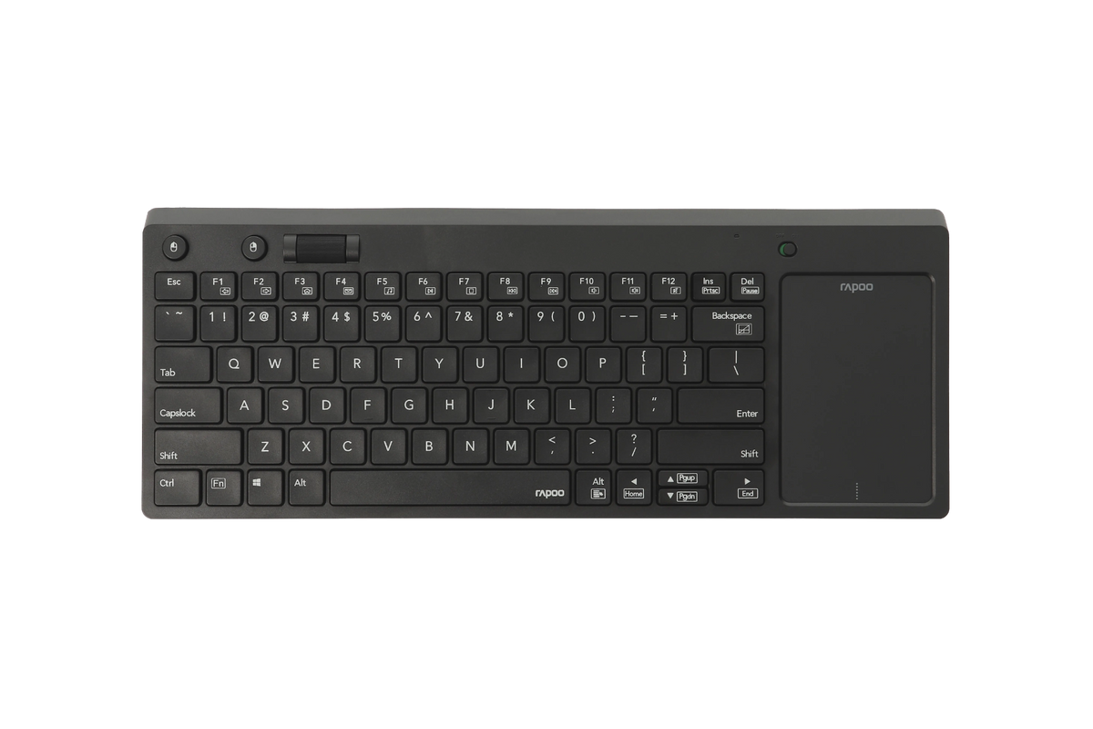 RAPOO K2800 WIRELESS 2.4GHZ KEYBOARD W/ TOUCHPAD (BLACK)