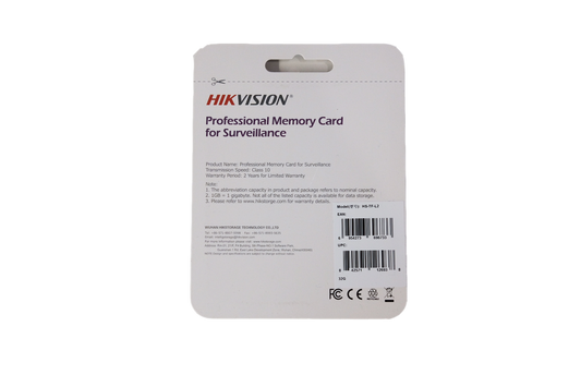 HIKVISION L2 MICRO SDXC MEMORY FOR SURVEILLANCE 32GB | 64GB | 128GB