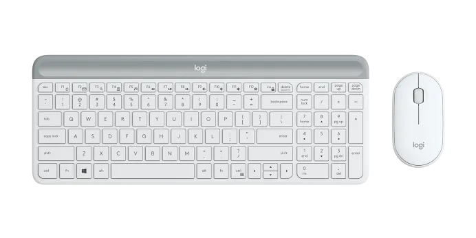 LOGITECH SLIM WIRELESS KEYBOARD + MOUSE MK470 (GRAPHITE)