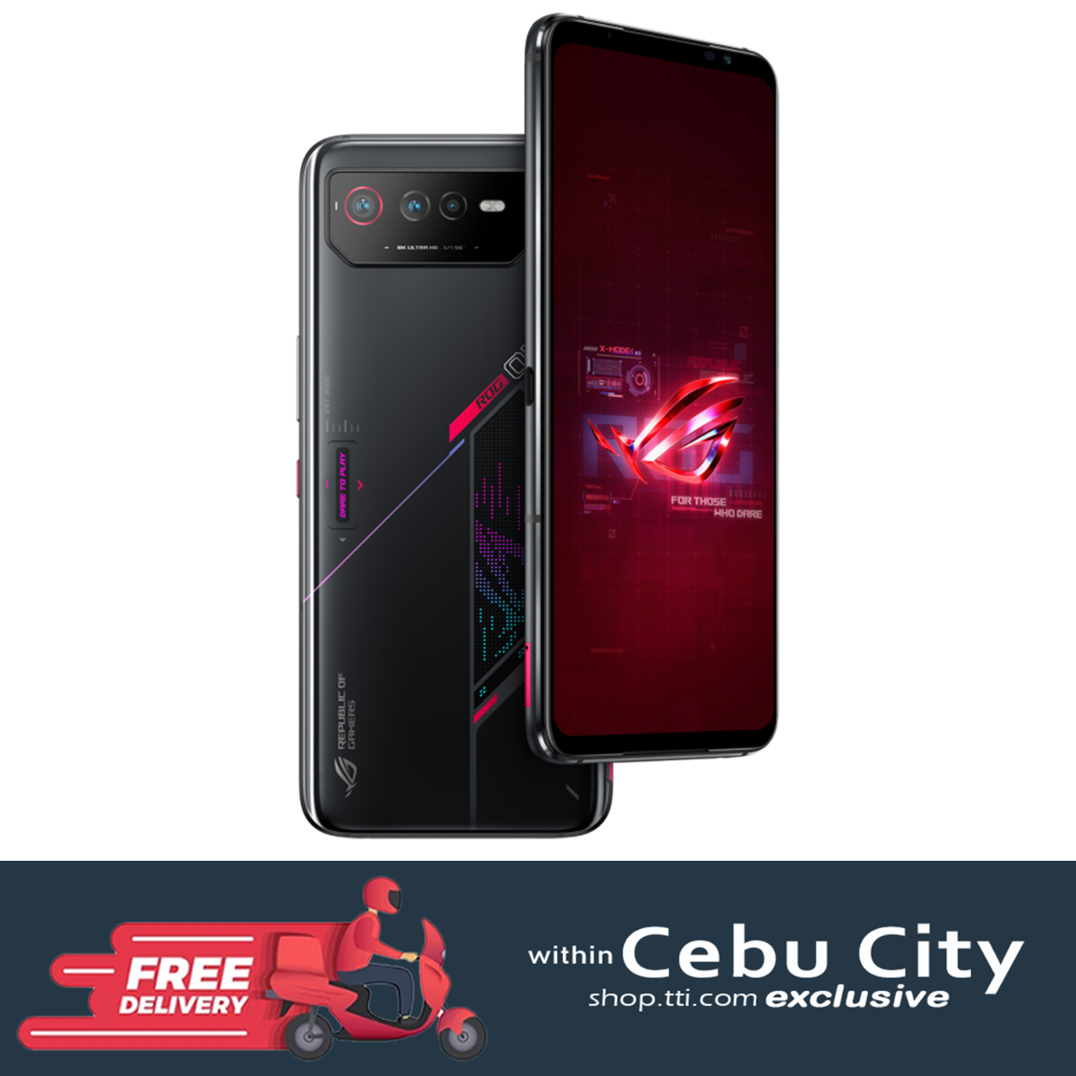 ASUS ROG PHONE 6 6.78" 12GB/256GB DUAL SIM (BLACK)