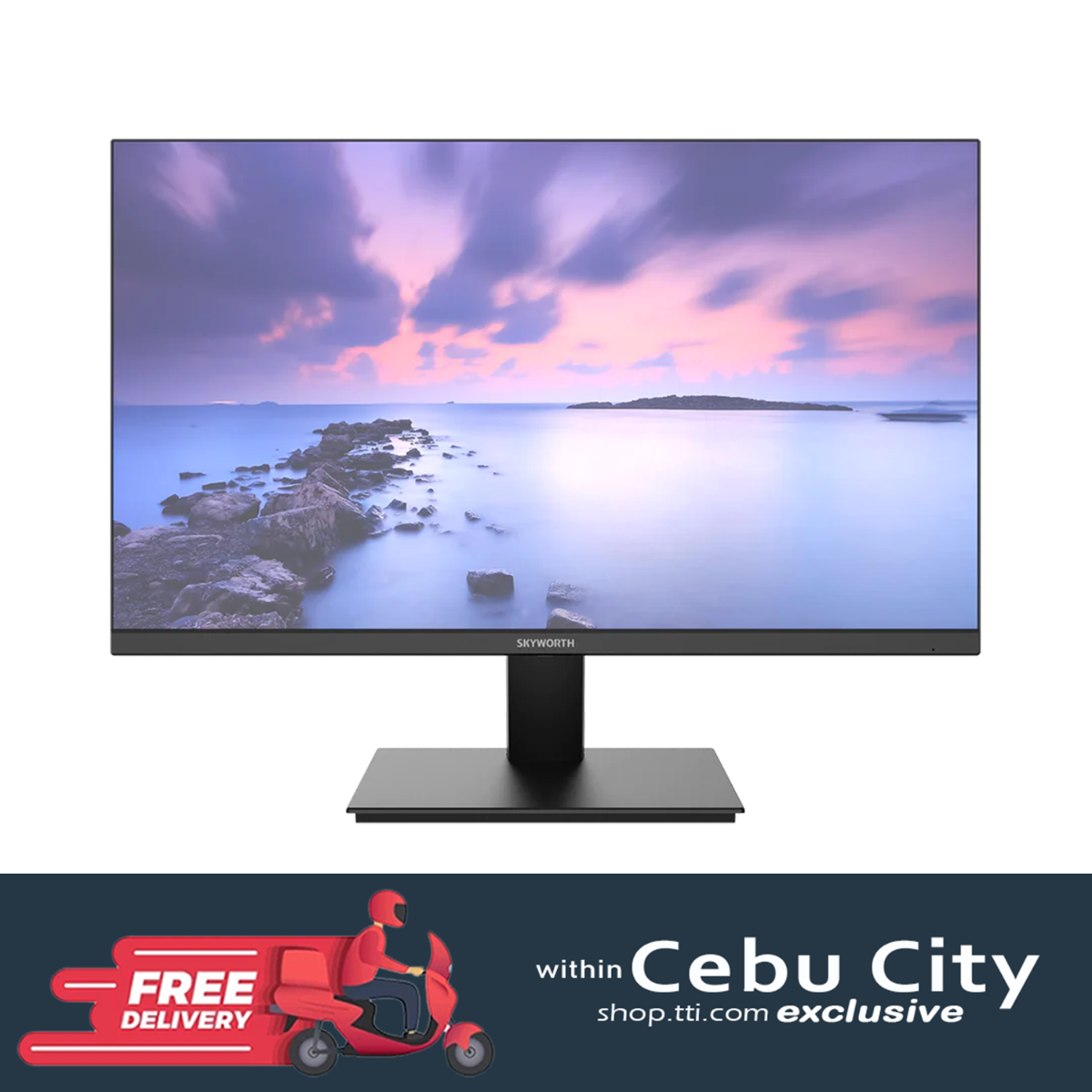 SKYWORTH 24B1 23.8" FHD LED MONITOR (VGA, HDMI)