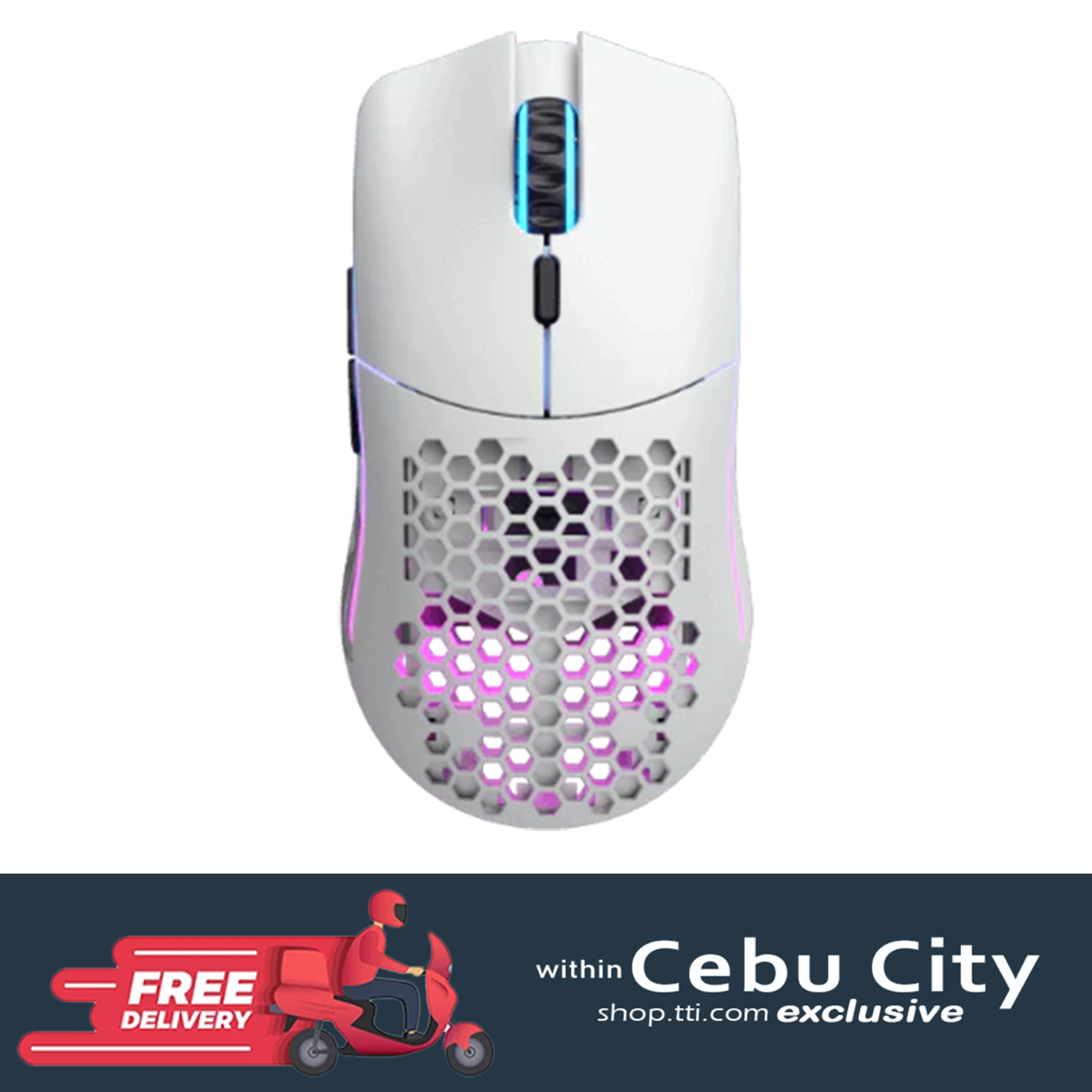 GLORIOUS MODEL O- WIRELESS GAMING MOUSE (MATTE WHITE)