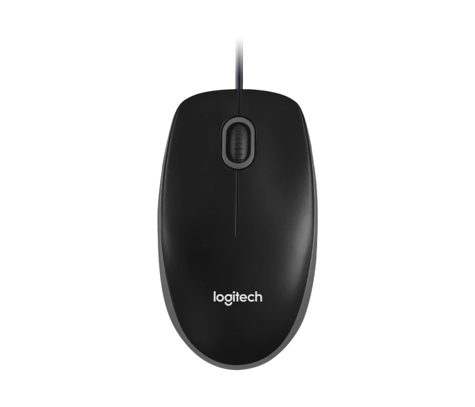 LOGITECH B100 OPTICAL WHEEL (USB) BLACK MOUSE