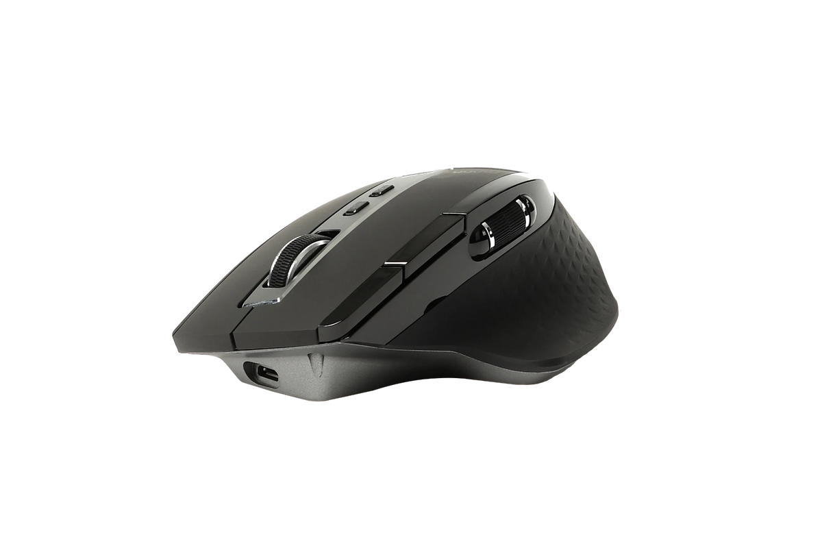 RAPOO MT750S BLUETOOTH/WIRELESS 2.4GHZ RECHARGEABLE MULTI-DEVICE SILENT MOUSE (BLACK)