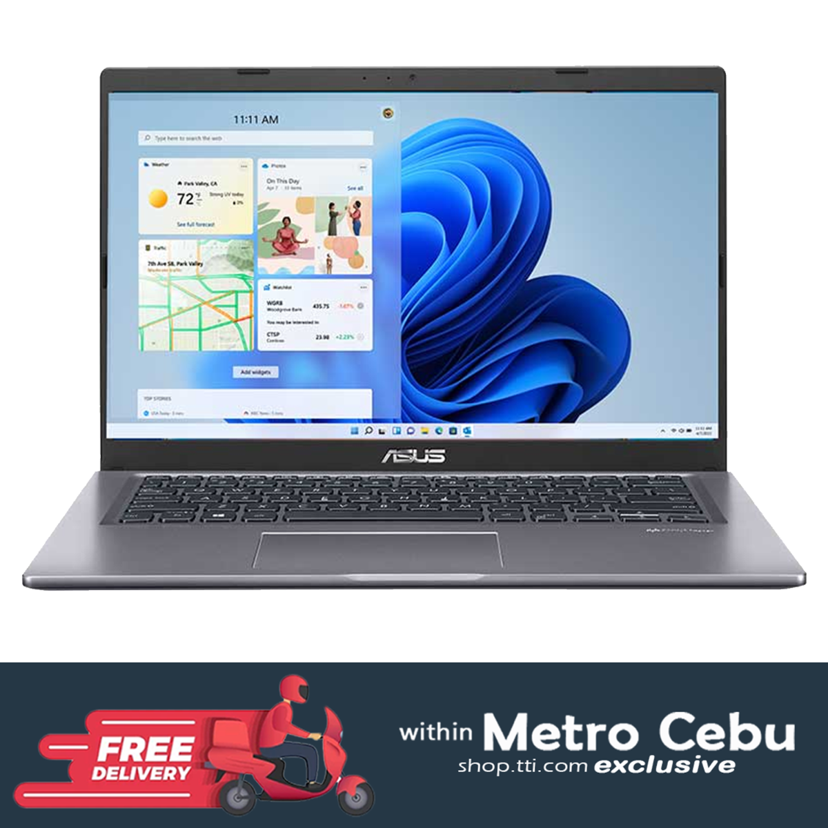 ASUS M415DA-BV1004W R3-3250U/4GB+4GB/256GB NVME/14/W11H (GRY)
