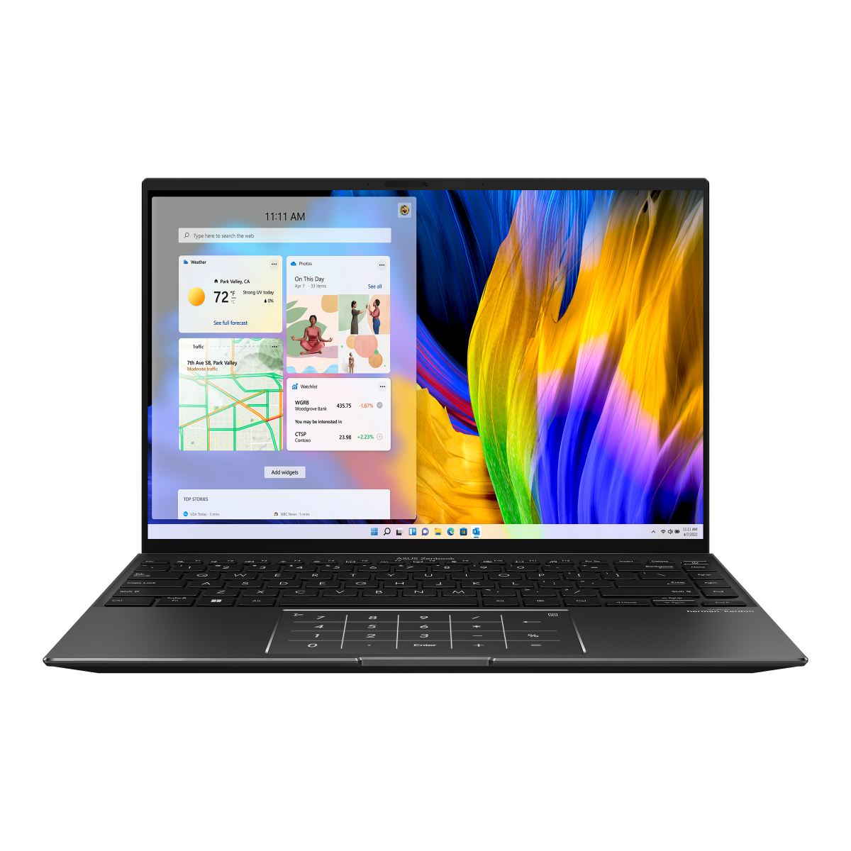 ASUS UM5401QA-KN205WS R5-5600H/16GB/512GB NVME/14/W11H/OFC21HS/TCH (BLK)