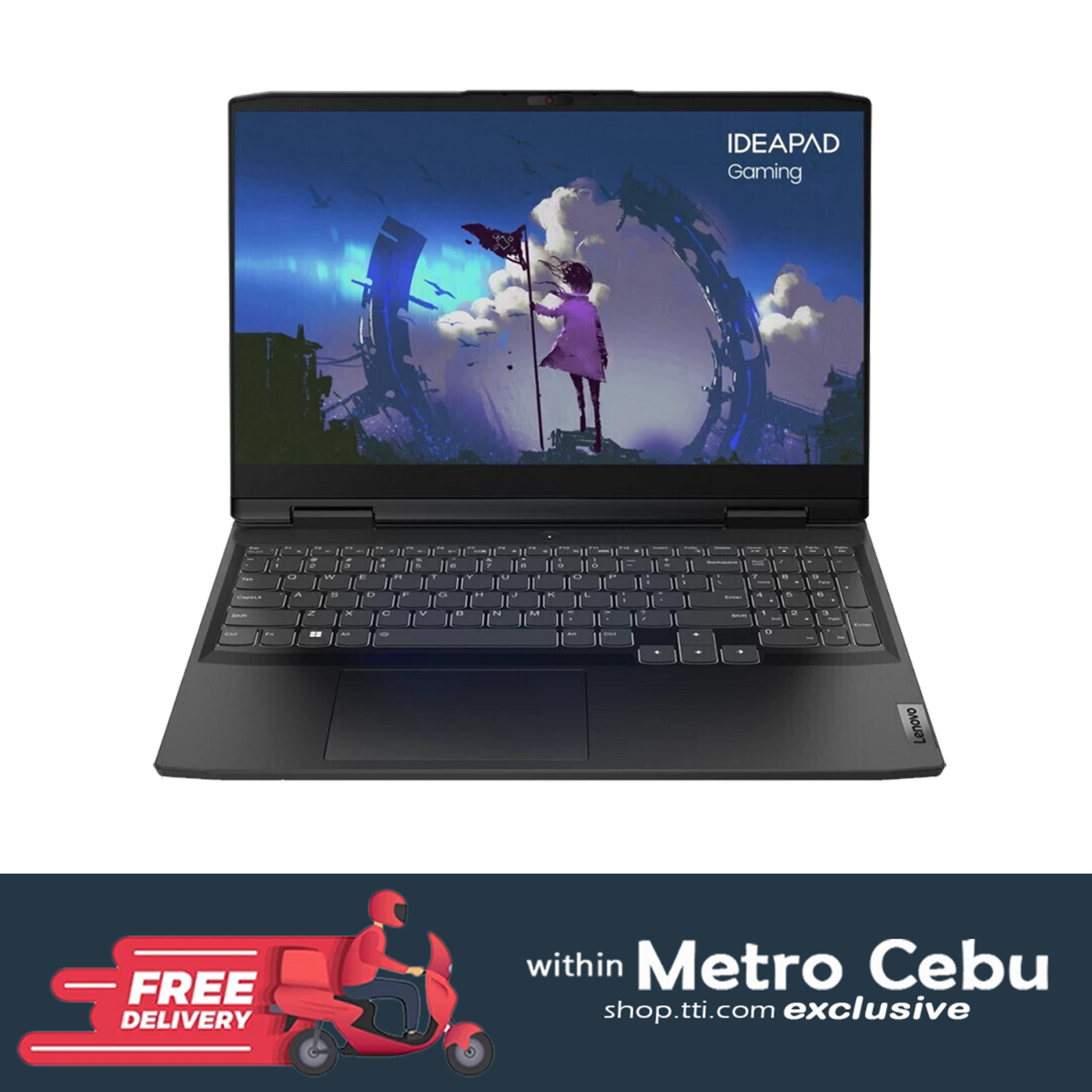 LENOVO IP GAMING 3-15IAH7 82S9008YPH I5-12500H/8GB/512GB NVME/3050TI 4GB/15.6 165HZ/W11H (GRY)