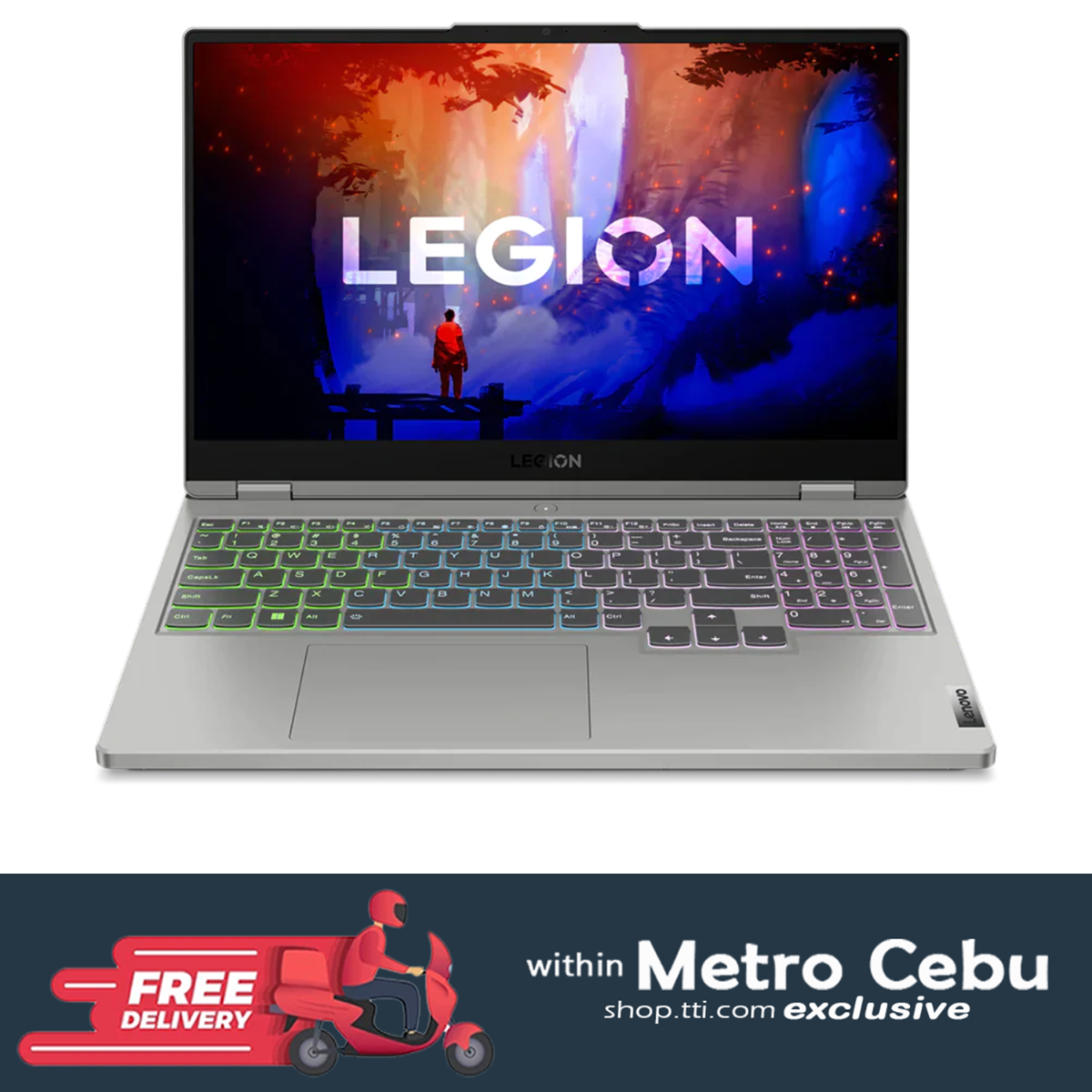LENOVO LEGION 5-15ARH7H 82RD001BPH R5-6600H/8GB+8GB/512GB NVME/3060 6GB/15.6 165HZ/W11H/OFC21HS (GRY)