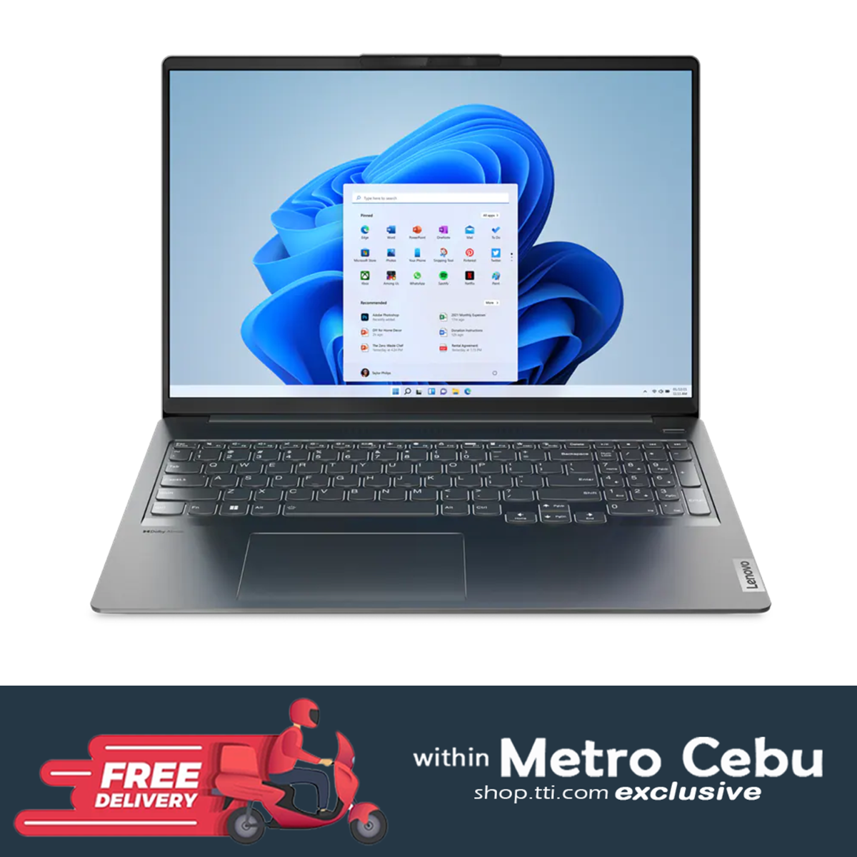 LENOVO LEGION S7-16IAH7 82TF000KPH I7-12700H/8GB+8GB/1TB NVME/3060 6GB/16 165HZ/W11H/OFC21HS (GRY)