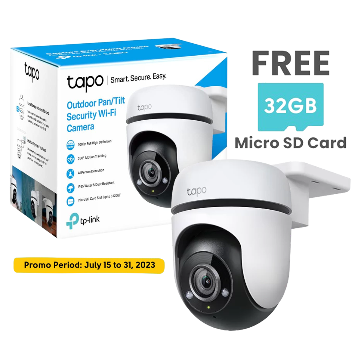 TPLINK TAPO C500 OUTDOOR PAN/TILT SECURITY WIFI CAMERA