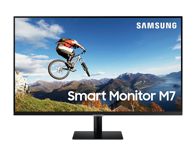 SAMSUNG LS32AM700UEXXP 32" 4K UHD LED SMART MONITOR W/ SPKR WLMNT (2XHDMI)