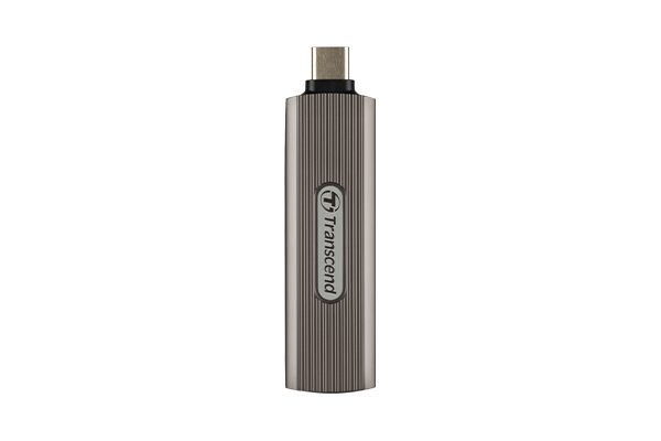 TRANSCEND 1TB ESD330C USB 3.2 RETRACTABLE TYPE-C 1000MB/S PORTABLE SSD (TS1TESD330C) GRAY