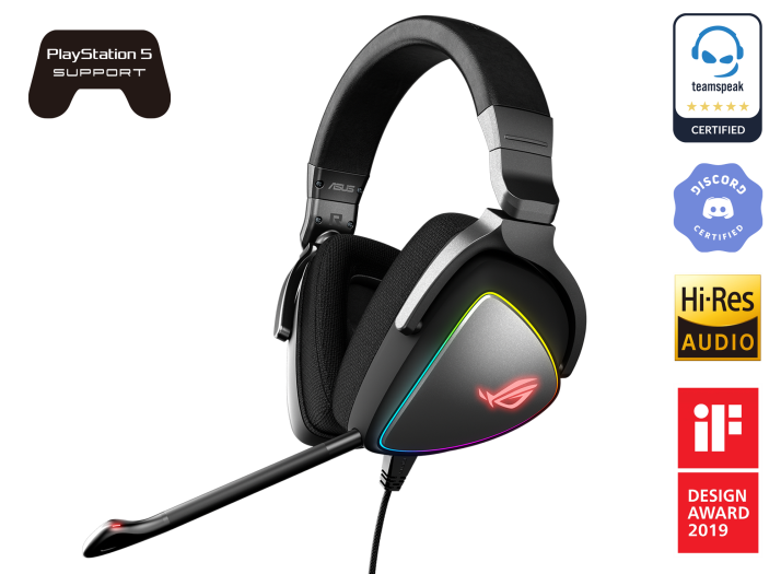 ASUS DELTA ROG USB-C GAMING HEADSET (BLACK)