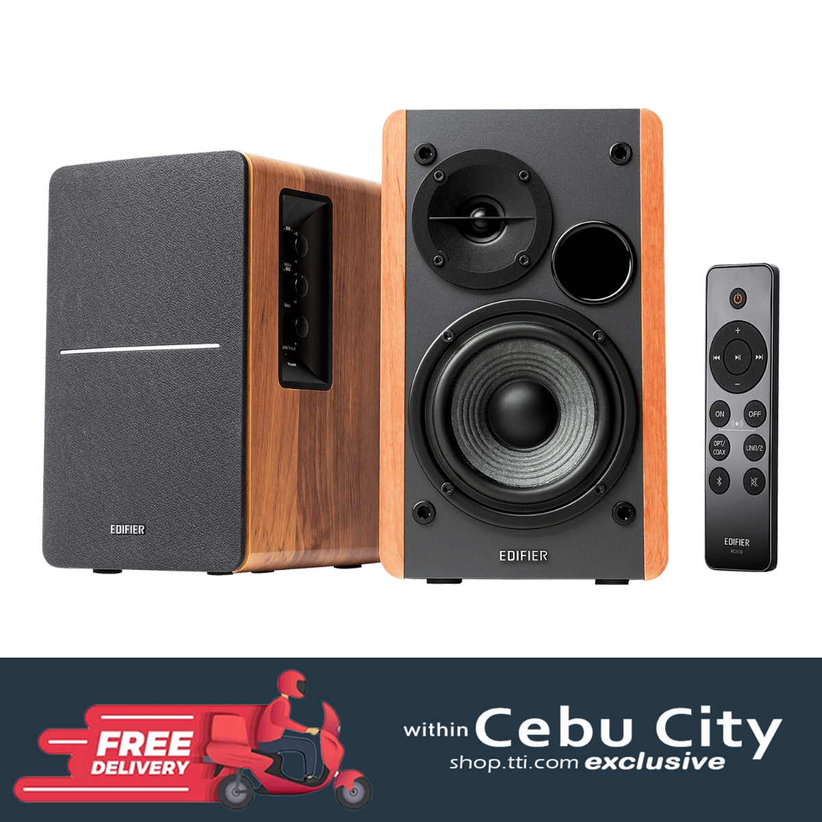 EDIFIER R1280DBS BLUETOOTH SPEAKER (BROWN)