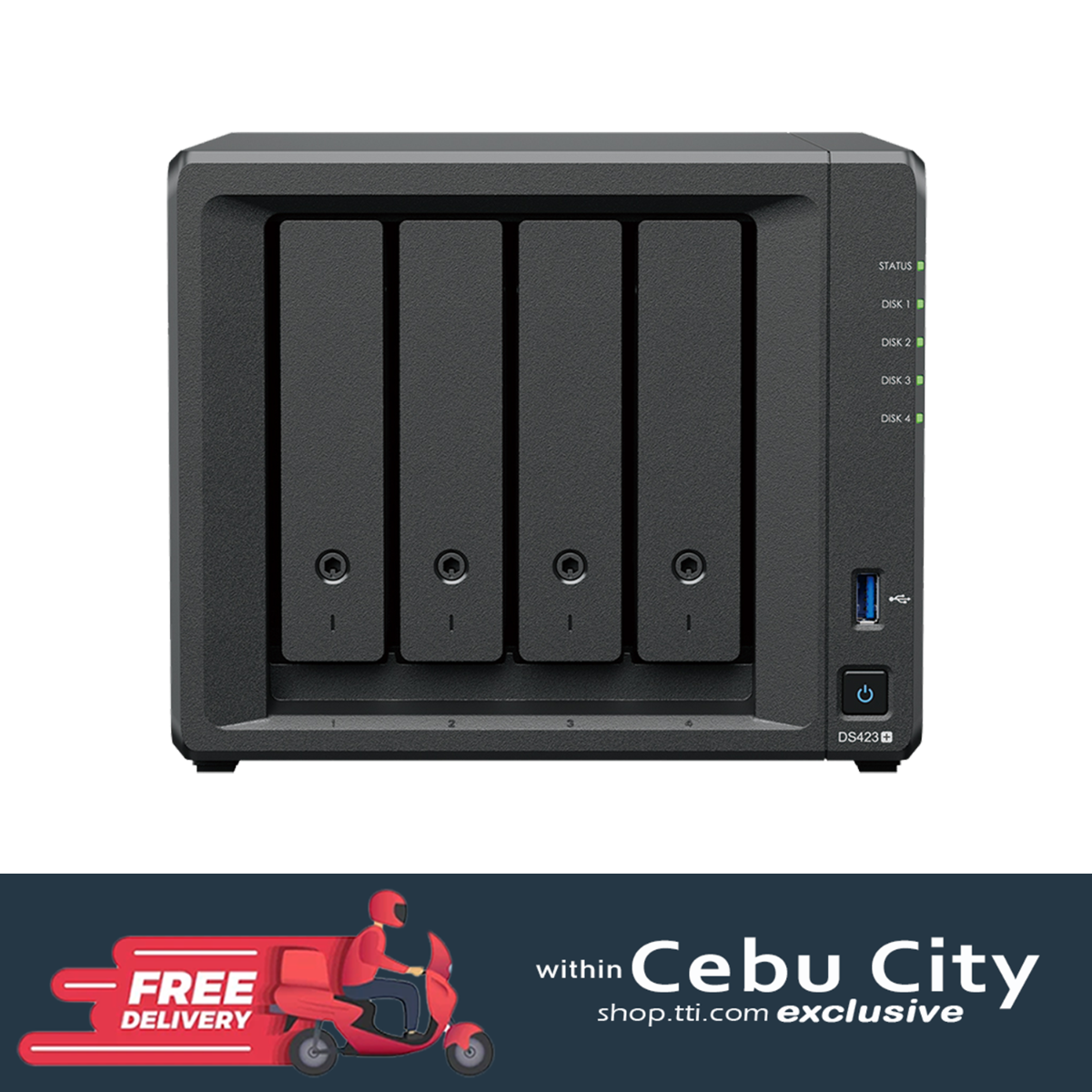 SYNOLOGY DS423+ 4BAY NAS SERVER