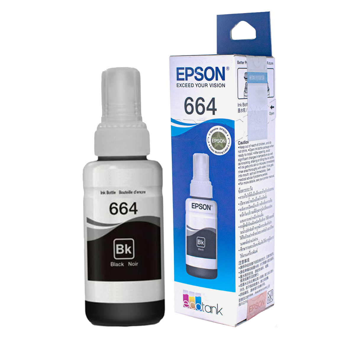 EPSON T6641 BLACK INK BOTTLE