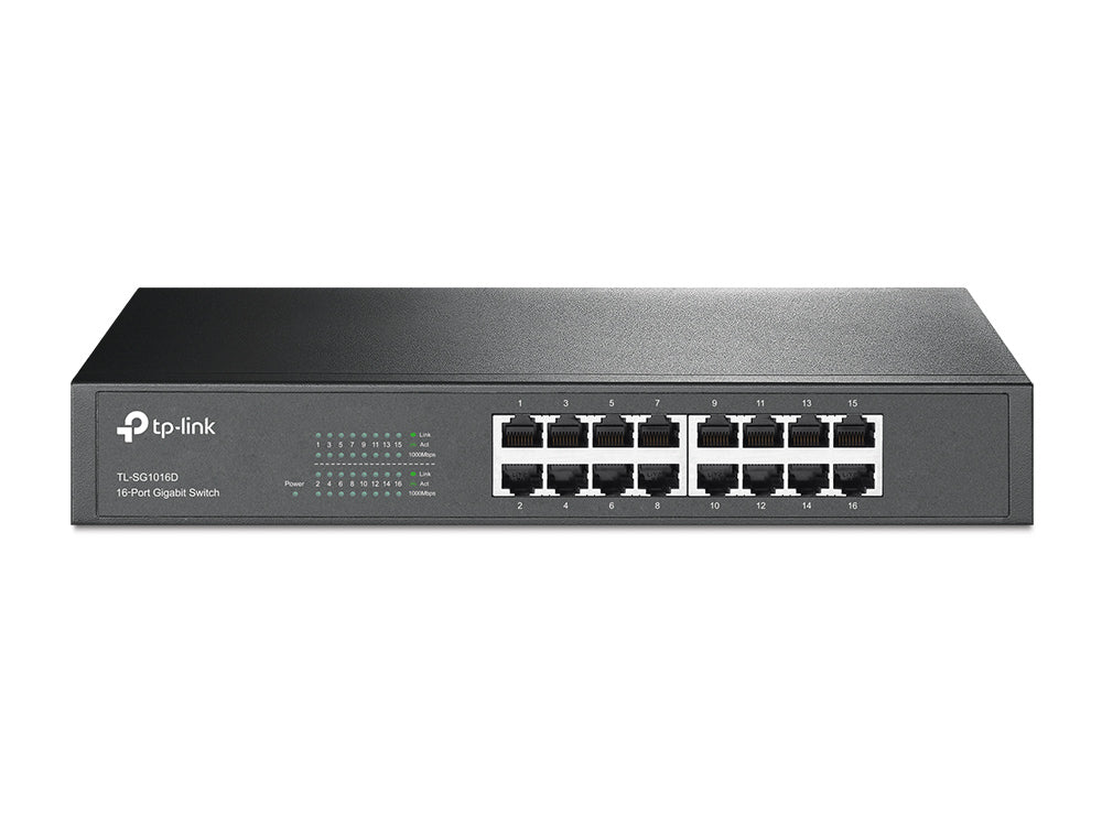 TPLINK SG1016D 16PORT GIGABIT SWITCH (13")