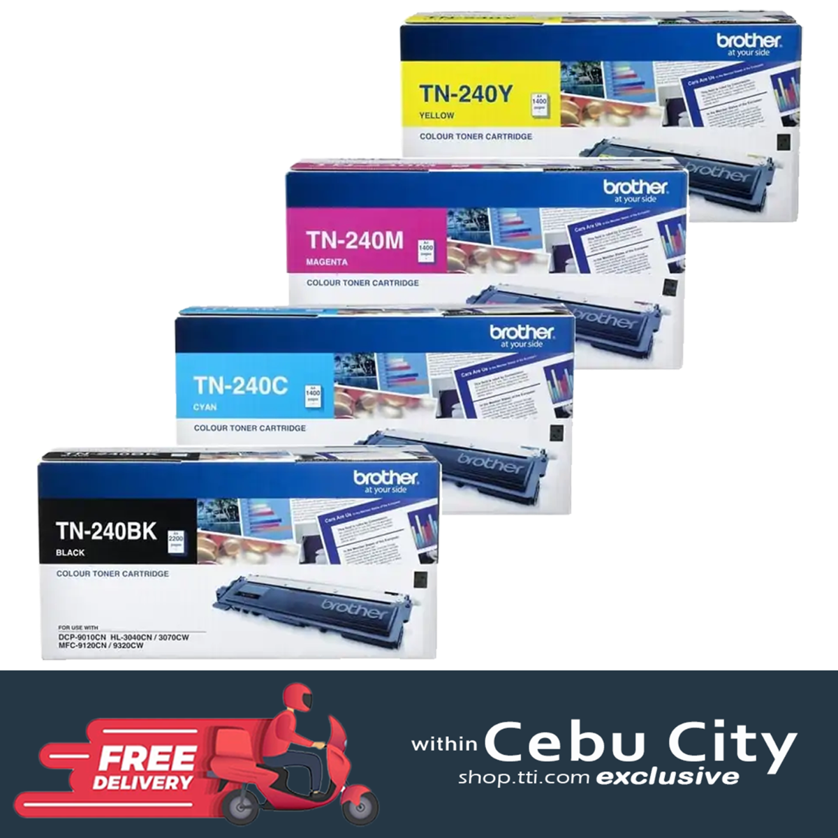 BROTHER TN-240 TONER CARTRIDGE