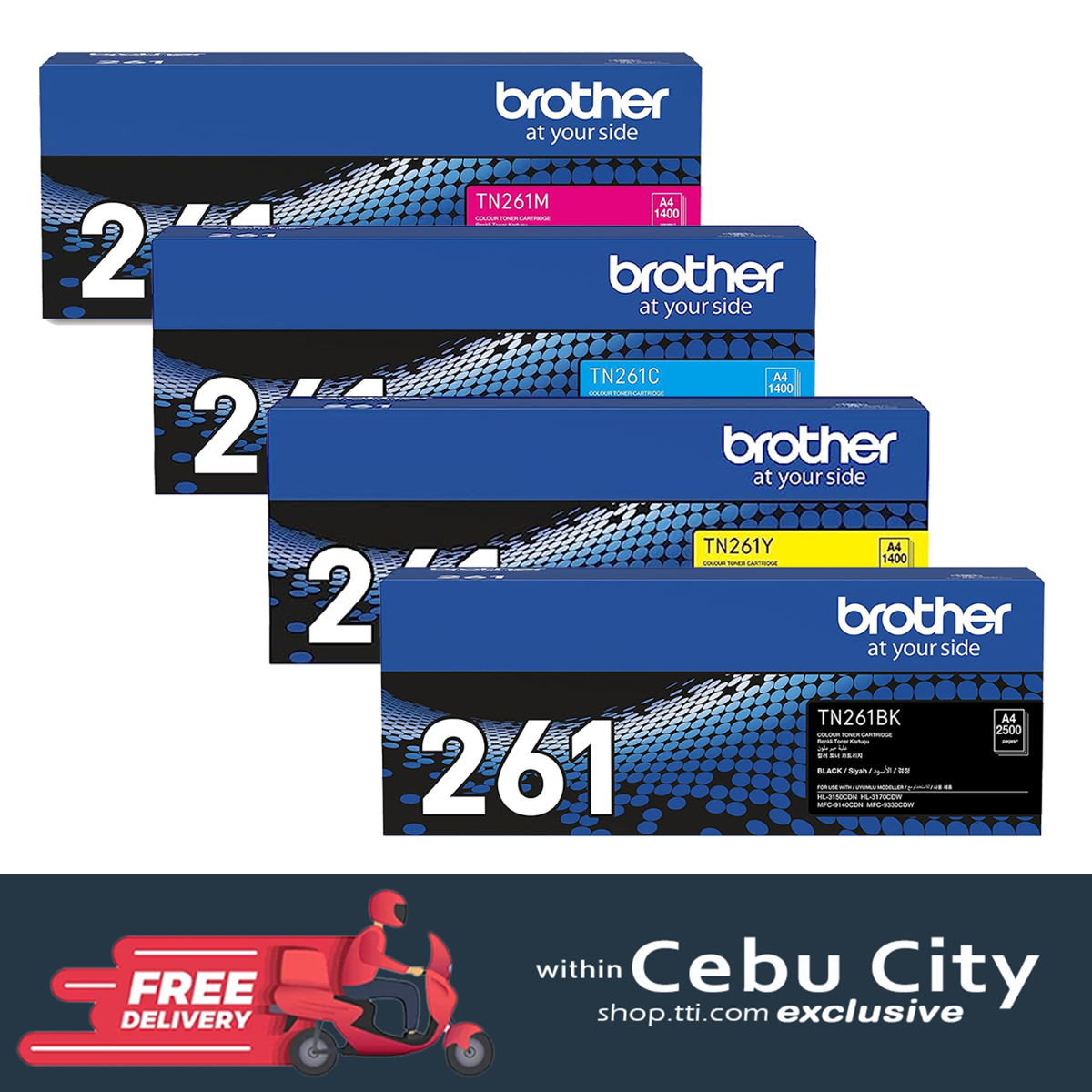 BROTHER TN-261 TONER CARTRIDGE