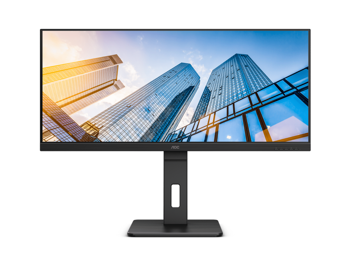 AOC U34P2C 34 IPS WQHD MONITOR W SPK WLMNT (2XHDMI, DP)
