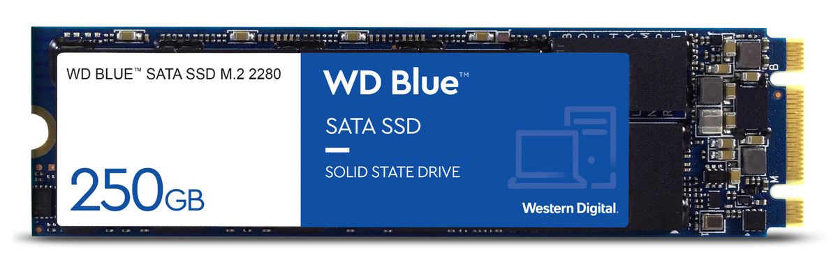 WESTERN DIGITAL 250GB BLUE SN550 NVME SSD (WDS250G2B0C) M.2 PCIE 2280