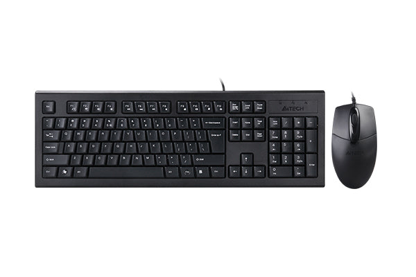 A4TECH KRS-8572 KEYBOARD + MOUSE USB BLACK