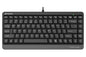A4TECH FKS11 FSTYLER SLEEK NATURAL-A MULTIMEDIA COMPACT WIRED KEYBOARD (GRAY)