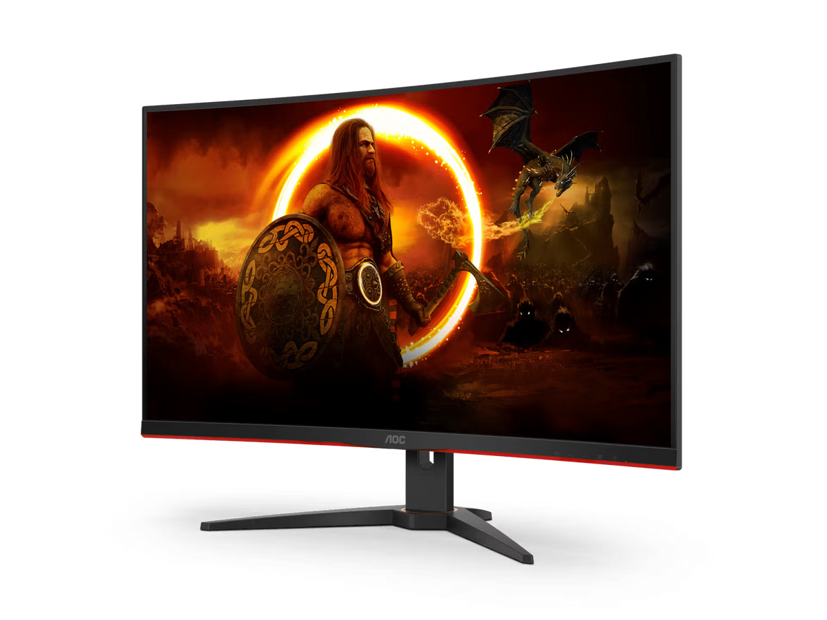 AOC C32G2ZE2 31.5" FHD CURVE GAMING MONITOR 0.5MS 250HZ WLMNT (2XHDMI, DP)