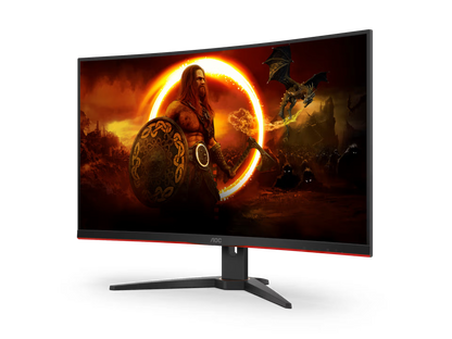 AOC C32G2ZE2 31.5" FHD CURVE GAMING MONITOR 0.5MS 250HZ WLMNT (2XHDMI, DP)