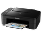 CANON PIXMA E3370 COMPACT MULTIFUNCTION PRINTER W/ WIFI (BLACK)