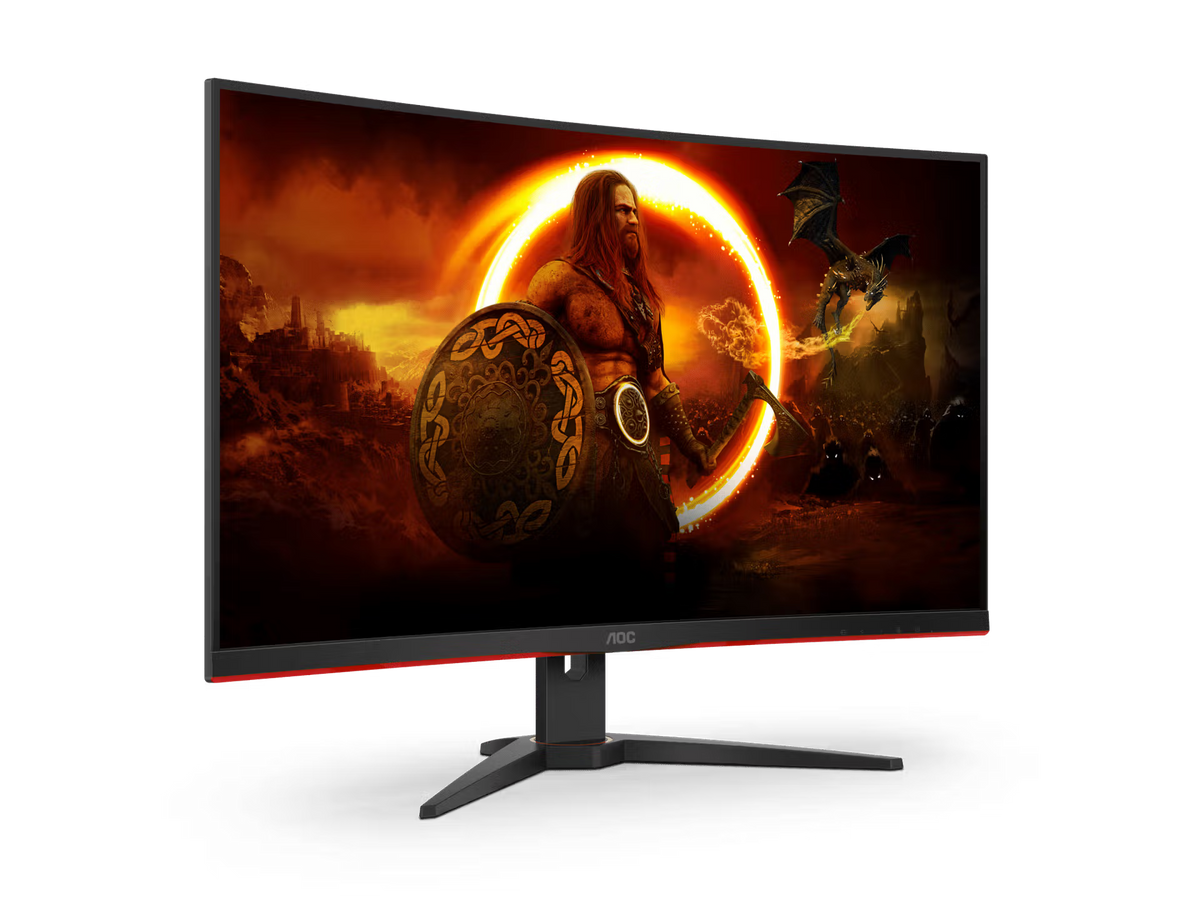 AOC C32G2ZE2 31.5" FHD CURVE GAMING MONITOR 0.5MS 250HZ WLMNT (2XHDMI, DP)